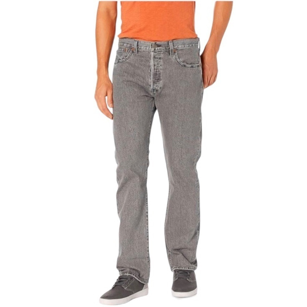 Levi’s 30x30 Tag 501 Men’s Gray Measured 31x29.5 Button Fly 100% Cotton Jeans